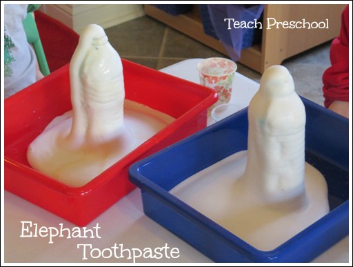 Elephant Toothpaste by Teach Preschool 
