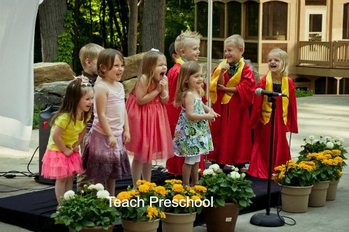 Celebrating graduation day by Teach Preschool 